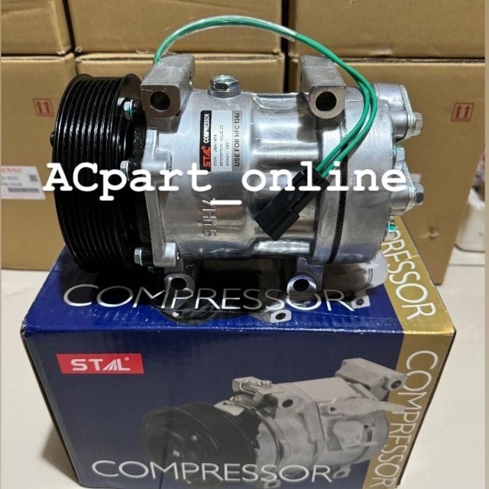 Kompresor Compressor Ac Mobil Alat Berat Truk Truck Volvo