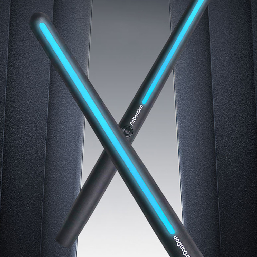 Portable Air Drum Set Air Electronic Drum Sticks Bluetooth-Compatible Air Drum Foot Sensor