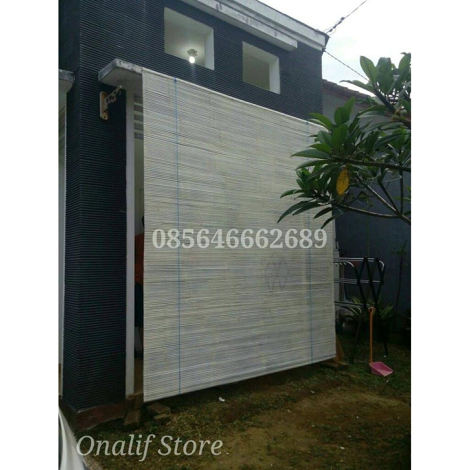 tirai bambu senar finishing cat 1x2m