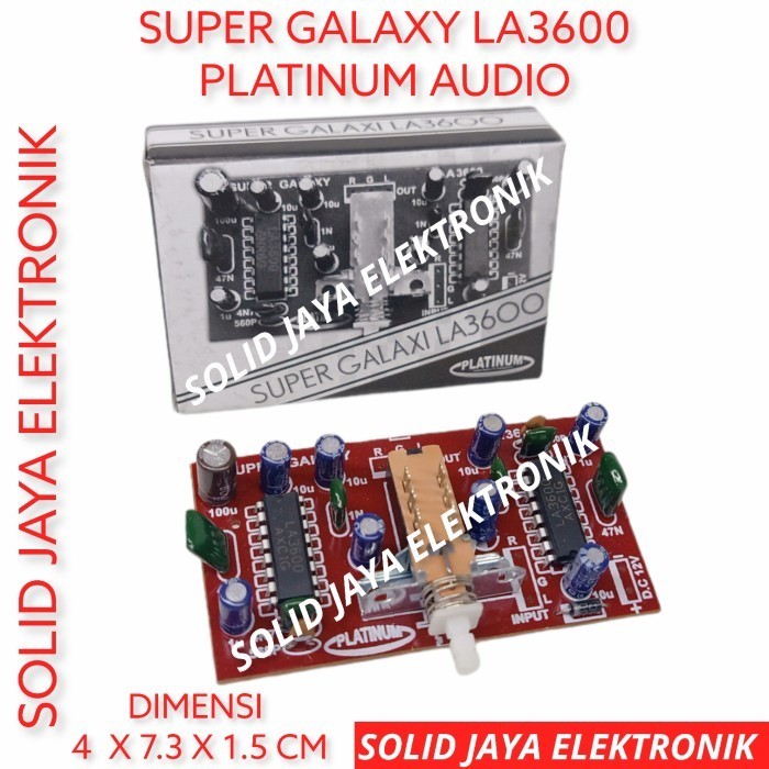 [Expres] KIT SUPER GALAXI LA3600 GALAXY 2 IC INUM PENAMBAH BASS TREABLE