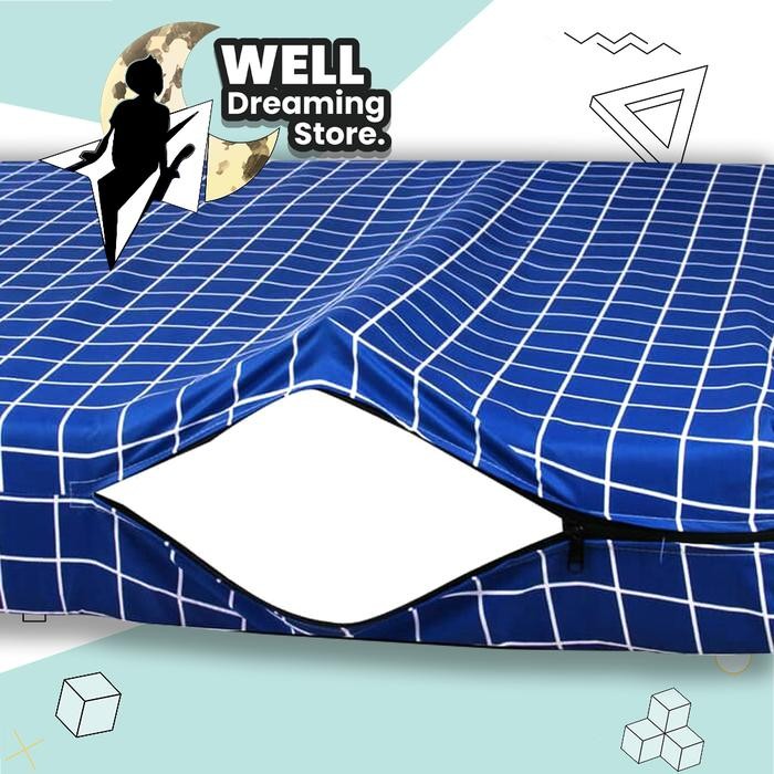 Sarung Kasur 100X200X15 Sprei Resleting 100X200