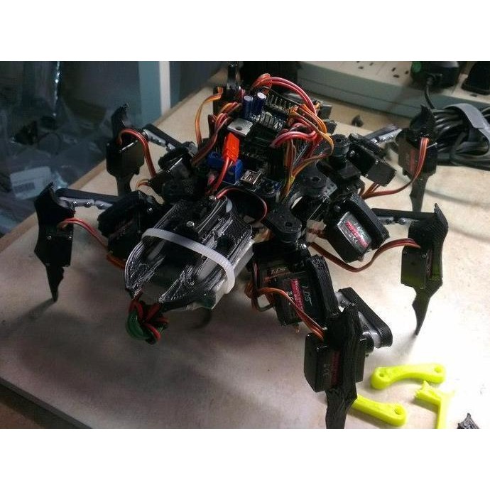 Hexapod Laba-Laba Spider robot arduino 18DOF ( Only Kit ) - N3D