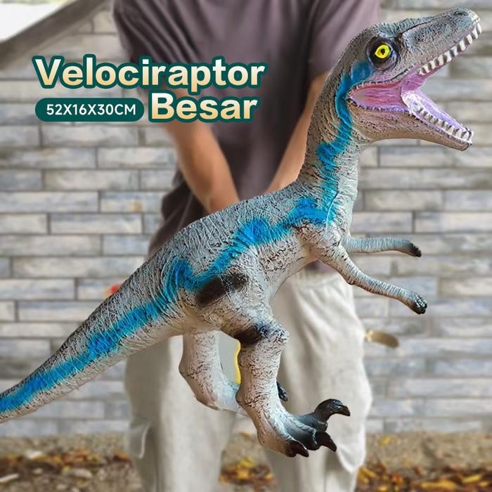 Mainan dinosaurus besar Mainan dinosaurus karet lunak besar suara