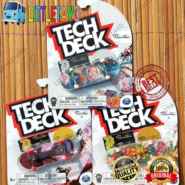 TECH DECK PLATINUM LEMOS PRIMITIVE - FINGERBOARD SKATEBOARD ORIGINAL Best Seller