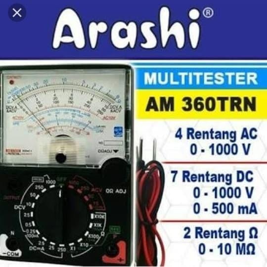 [Expert] Multitester Analog AM 360 TRn / Multitester Manual ARASHI - SNI
