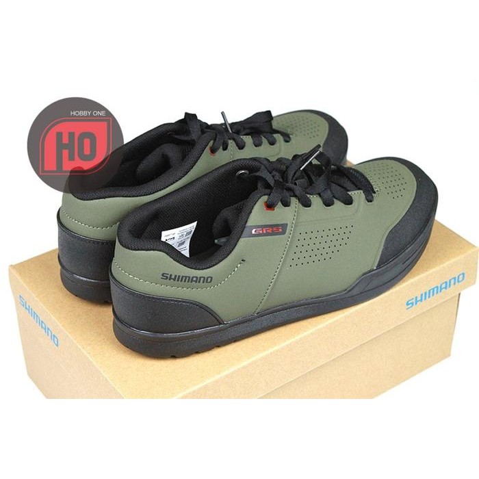 SHIMANO GR5 SH-GR501 OLIVE - Sepatu MTB Off Road Gravity