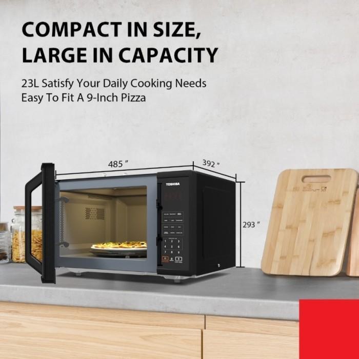 TOSHIBA MMEM24PBK Microwave Digital - Microwave+Grill