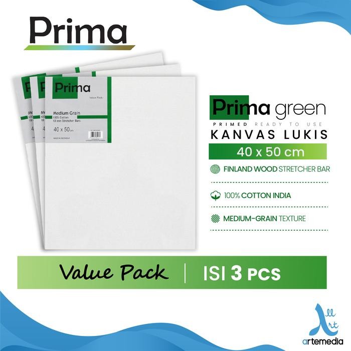 

TERBARU Prima Green 40x50cm Value Set Cotton Canvas PROMO!