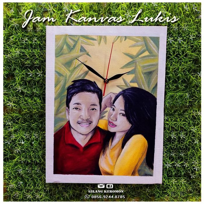 

TERBARU JAM KANVAS LUKIS - 30x40