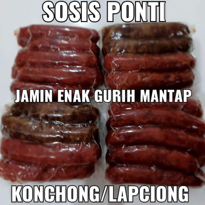 

LAPCHIONG / SOSIS PONTIANAK 500 GRAM KODE 975
