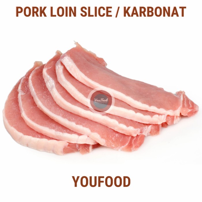 

BALI PORK LOIN 500GR - BABI BALI KARBONAT - GRAB/GOJEK KODE 989
