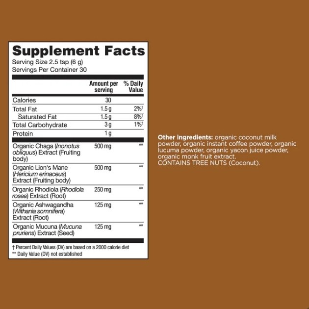 four sigmatic Focus Organic Coffee Latte