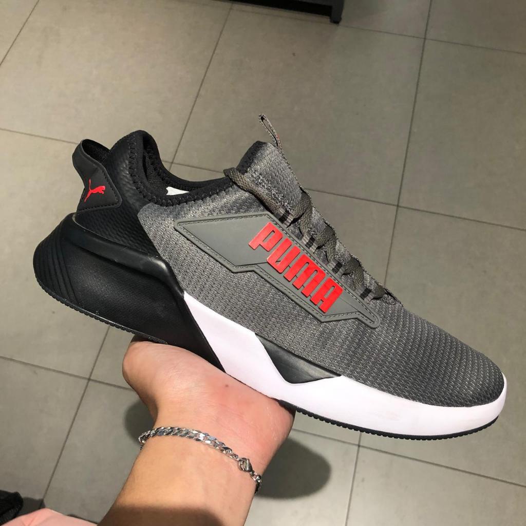 Puma Sepatu Sneakers Kasual Retaliate 2 Castlerock- Black-High R 376676 13