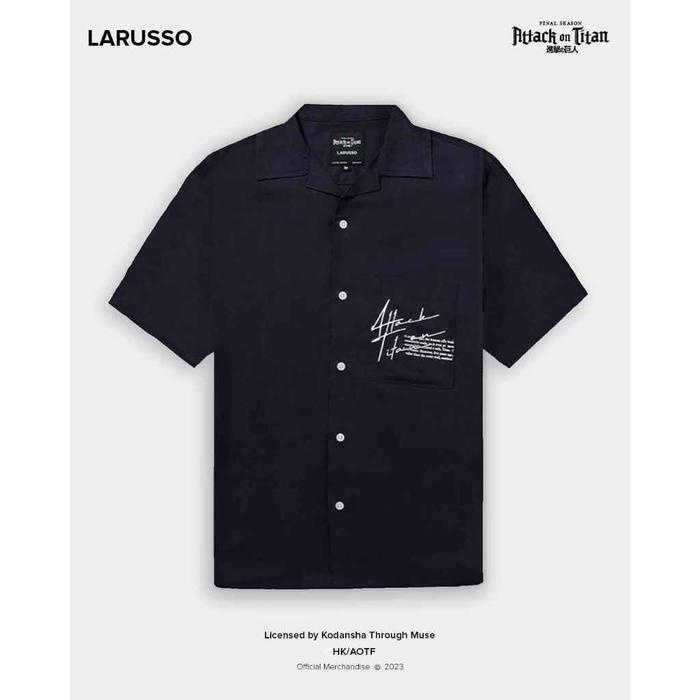 Product Laris Larusso Attack On Titan Oversize Bowling Shirt Armin