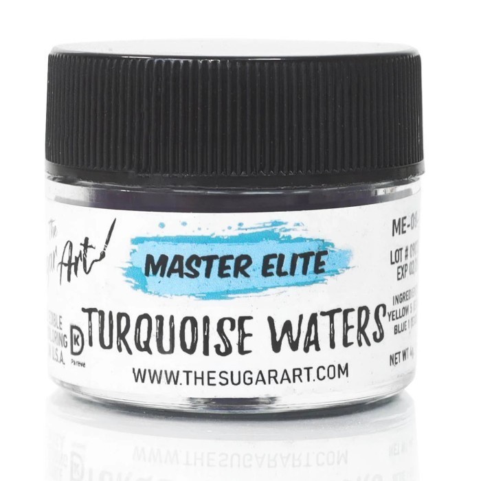 

4 GR TURQUOISE WATERS MASTER ELITE SUGAR ART PEWARNA MAKANAN KODE 524
