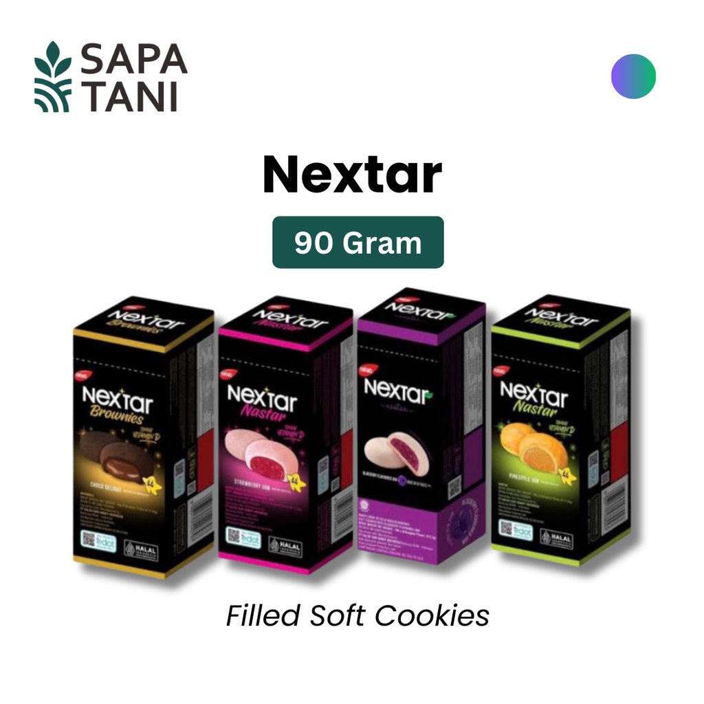 

Nextar 90 gram Sapatani Wafer Cokelat Lembut