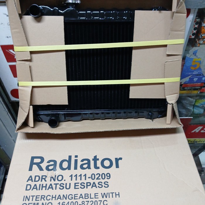 radiator daihatsu zebra espass 1300cc & 1600cc merek ADR kuningan