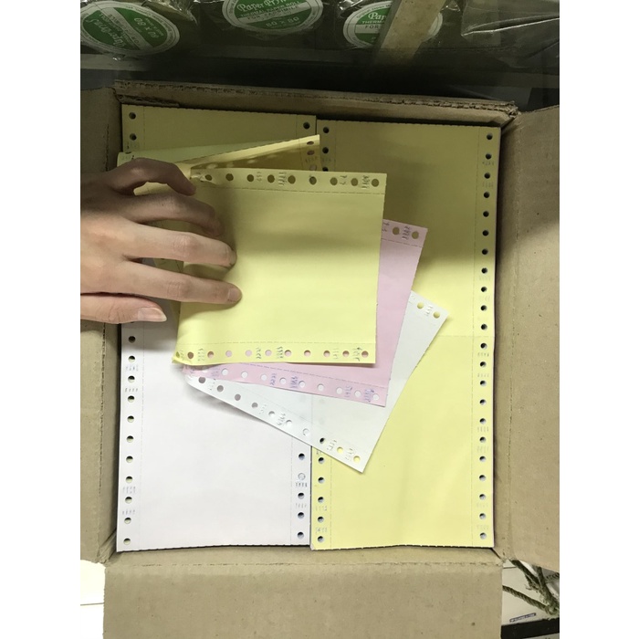 

paper print continuous form 9.5 x 11/2 3 ply WARTEL kertas continuo