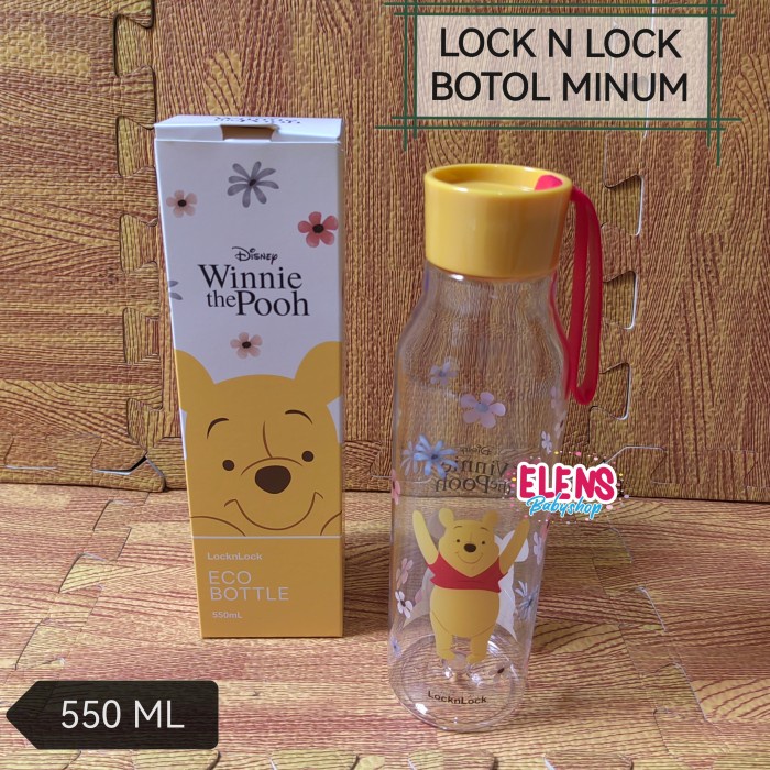 Lock n Lock botol minum plastik tritan anak disney winnie the pooh 550ml