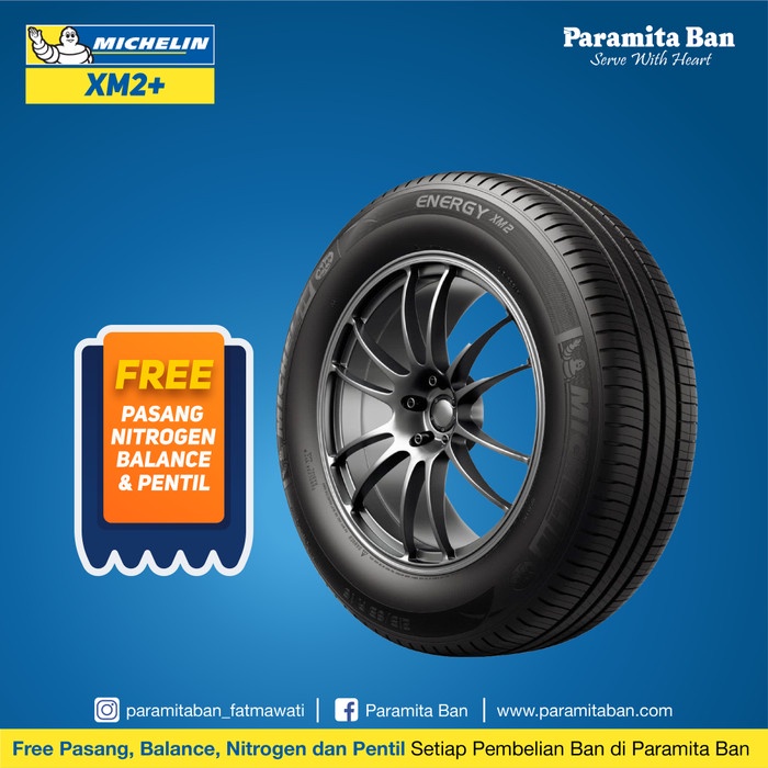 Ban Mobil Michelin Xm2+ 185/70 14 Ban Mobil R14 Ban Avanza, Xenia