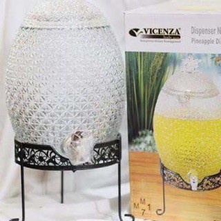 Dispenser Kristal Dispenser Nanas Vicenza Sh151217B Kapasitas 10 Liter