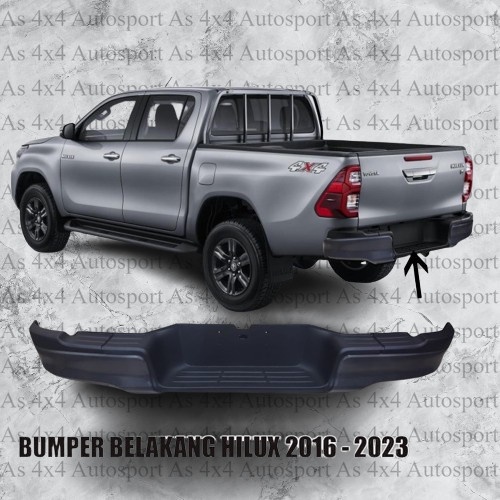Bumper Belakang Hilux 2016 - 2023 / Rear Bumper Belakang Hilux Revo