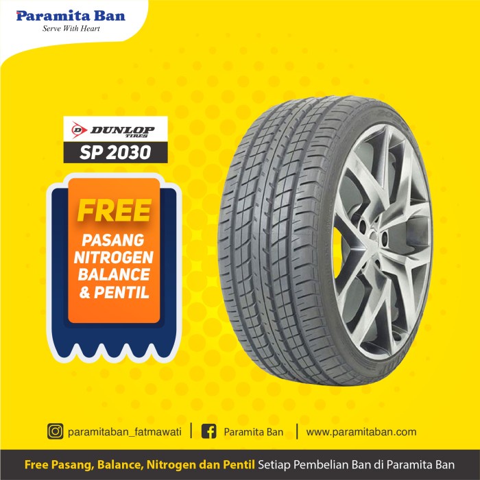 Ban Dunlop Sp 2030 185/60 15 Ban Mobil R15