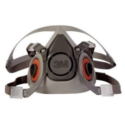 TERLARIS 3M Reusable Half Face Mask, Medium, 6200, without cartridge)