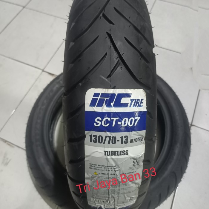 Ban Belakang Motor Pcx 160..Irc 130/70-13 Sct-007, Tubeless .Pcx 160