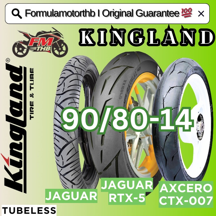 Ban Tubeless Kingland 90/80-14 - Ban Motor Kingland Ring 14 Murah