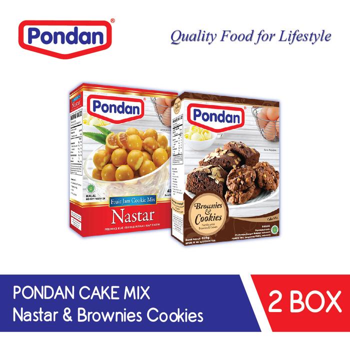 

PONDAN NASTAR 400G DAN BROWNIES & COOKIES 435G KODE 316
