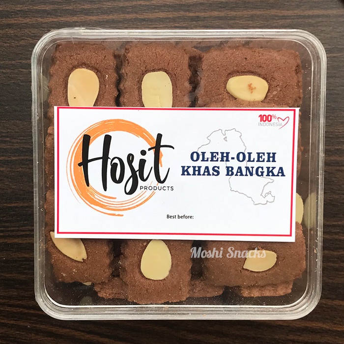 

COOKIES COKELAT ALMOND HOSIT BANGKA / KUE COKLAT CHOCO ALMOND COOKIES KODE 888