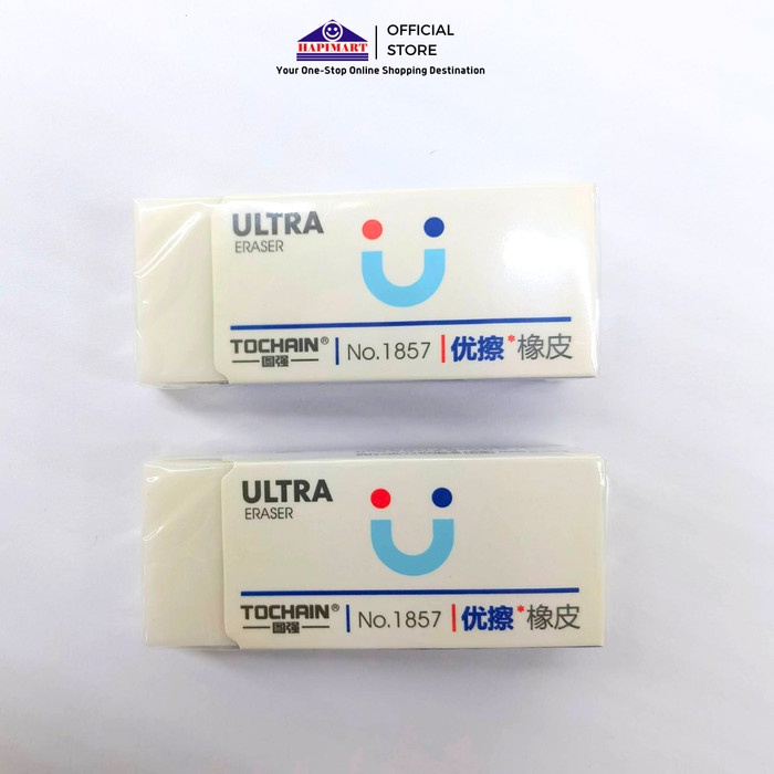 

Ultra 1857 Eraser / Penghapus Pensil Putih/Penghapus Karet 1 Pcs