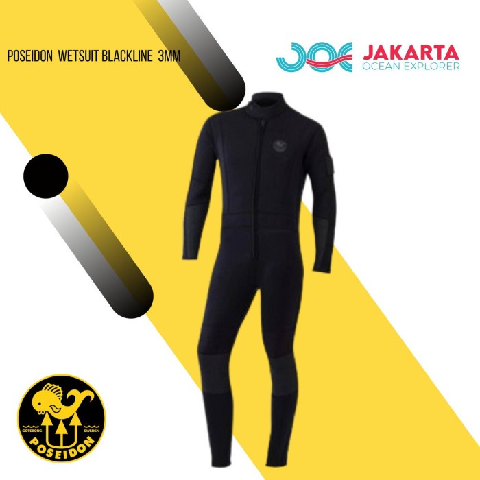POSEIDON WETSUIT BLACKLINE MISSION 3MM/ WETSUIT DIVING / SCUBA DIVING
