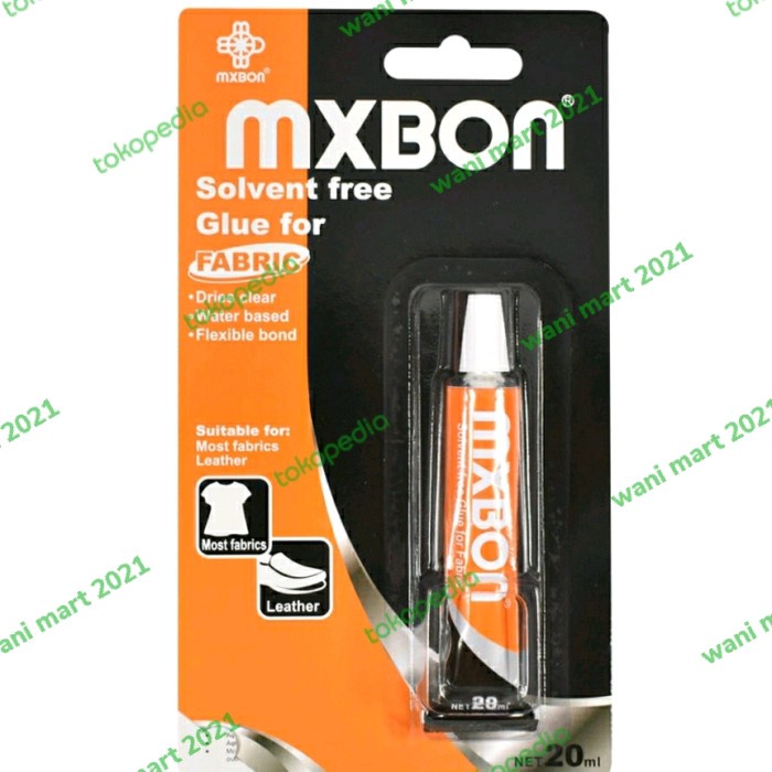 

mixbon lem bahan kain kulit 20 ml
