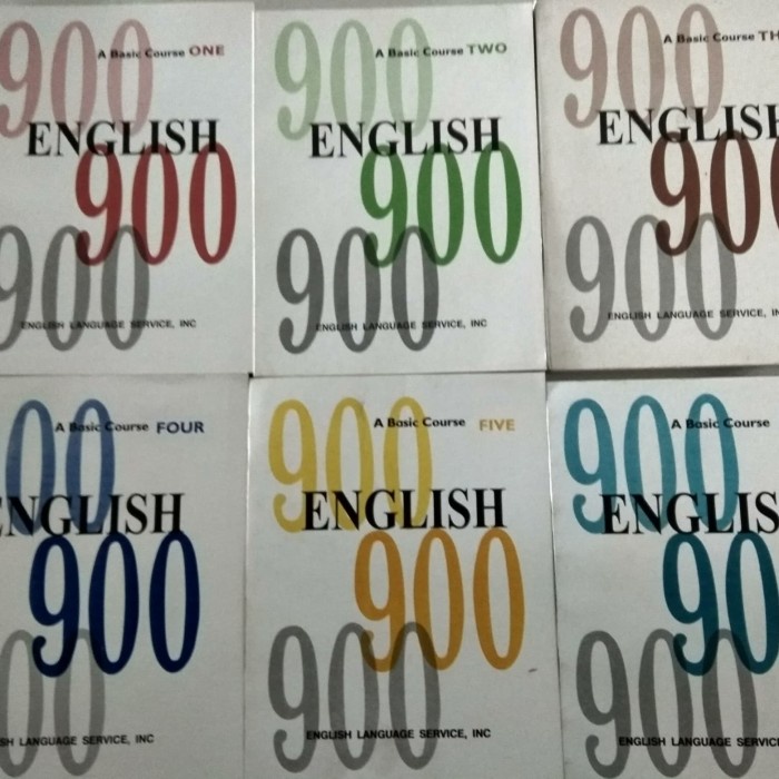 

TERBARU buku ENGLISH 900 ABASIC COURSE 1-6