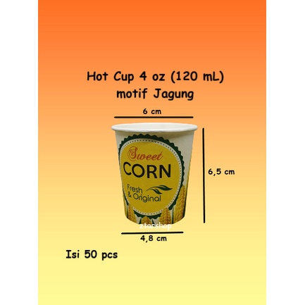 Paper Cup 4 oz ( 120 Ml ) Jasuke isi 2000 pcs