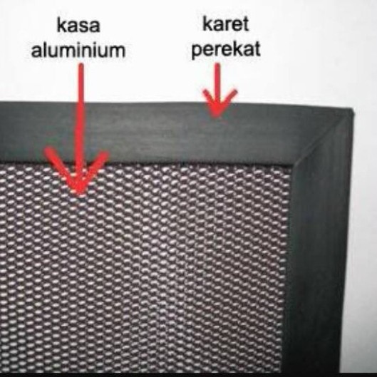 PROMO Kasa Nyamuk Aluminium List Karet / Kawat Nyamuk Jendela atau Pintu