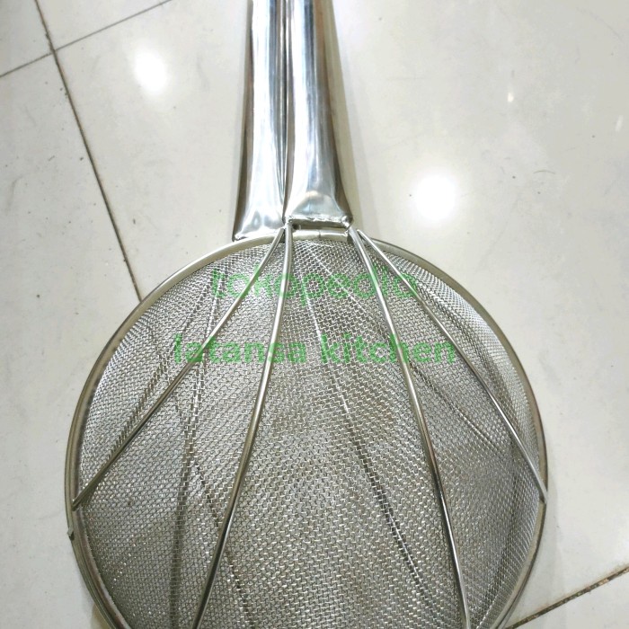 saringan minyak stainless/saringan jumbo/serokan besar 32