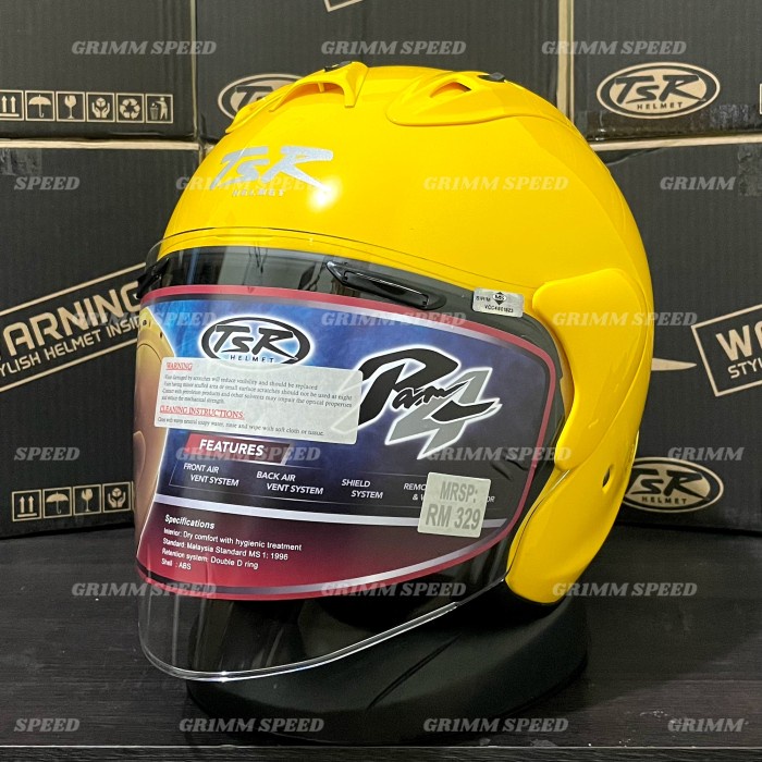 Helm Tsr Ram 4 Kuning - Tsr Helmet