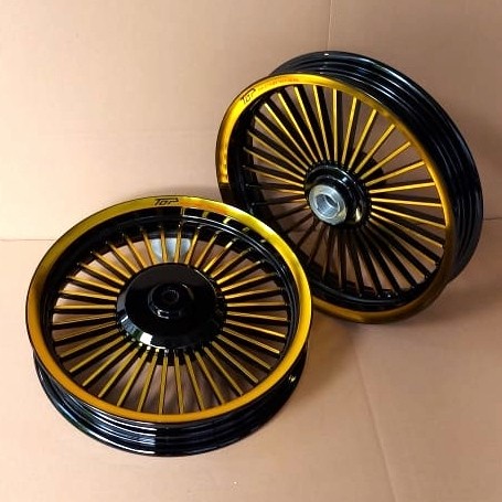 Velg Ring 14 Top Retro Xeon Black Gold