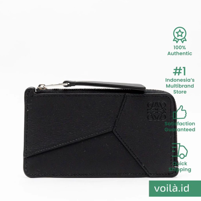 

Loewe Puzzle Edge Long Coin in Classic Calfskin Cardholder Black Kode 1150