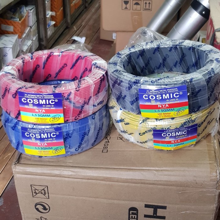 Kabel NYA 1.5mm Cosmic 100M/ Kabel Listrik NYA 1.5mm Cosmic 100M