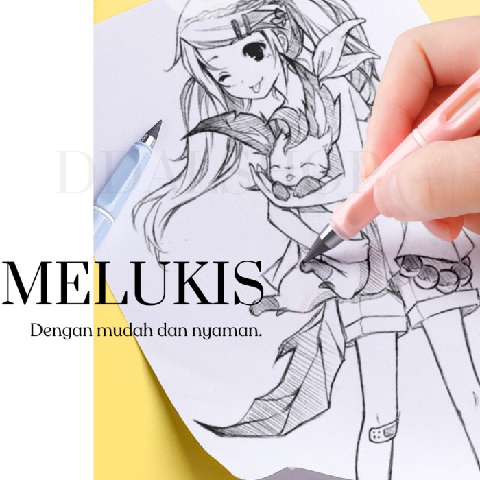 

SPECIAL Pensil Lucu Pencil Sketsa Unik Alat Tulis Perlengkapan Sekolah Anak Anti Patah Incl.