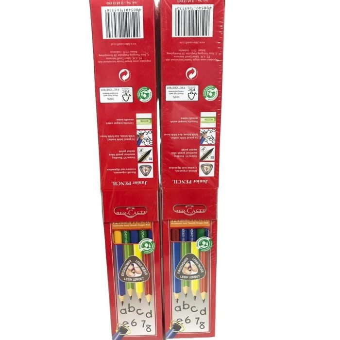 

BIG SALE Pre School Grip Junior Pencil Pensil Faber Castell / Pensil Faber Castell (1 Pack 12 Pcs)