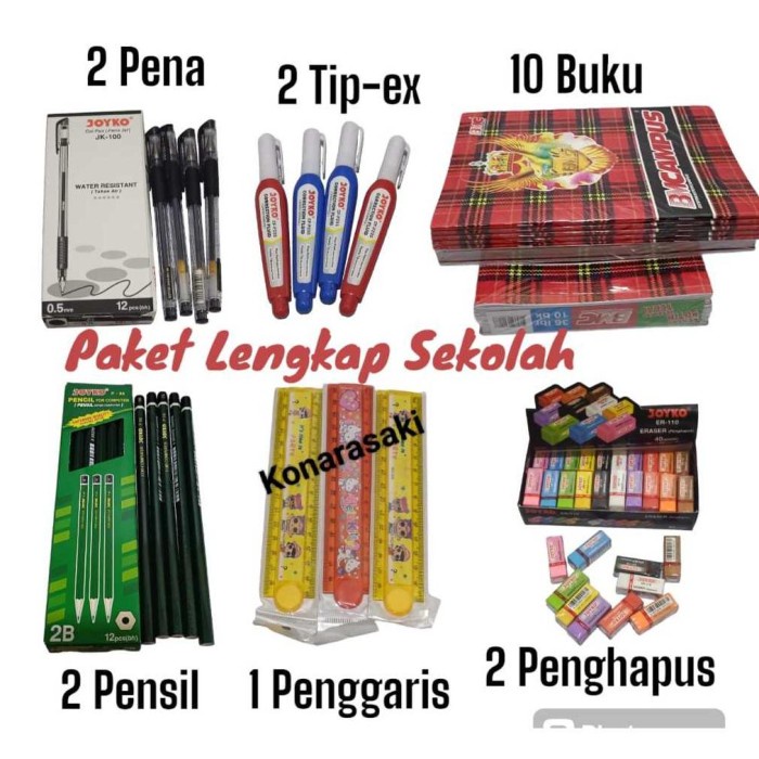 

OBRAL [TITA] ( PAKET LENGKAP SEKOLAH ) 10 BUKU BMCAMPUS ISI 36 LEMBAR + 2 pulpen + 2 pensil +2
