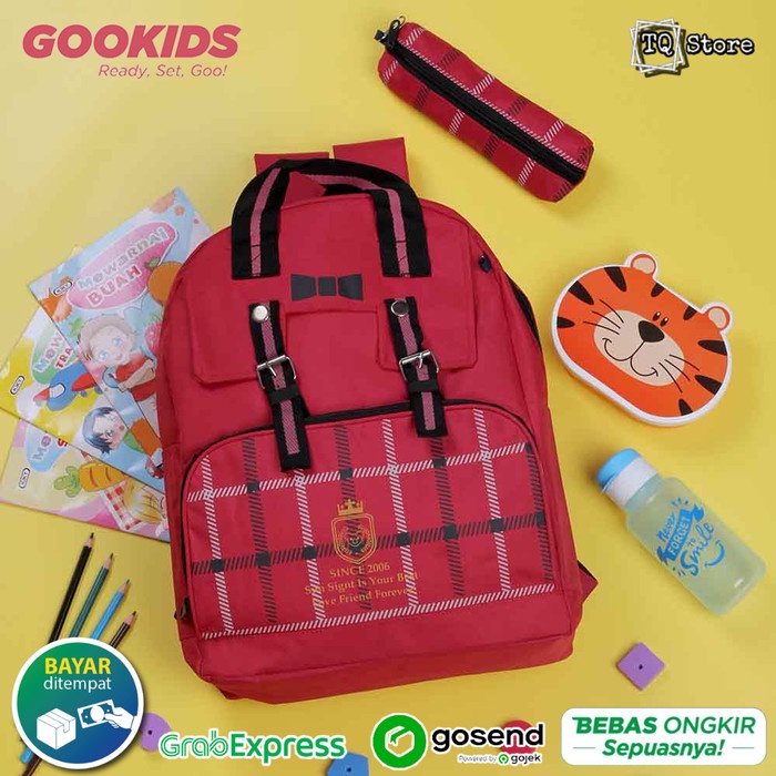 

TERBATAS Tas Ransel Anak Sekolah SD TK Perempuan Lucu Bonus Tempat Pensil Murah