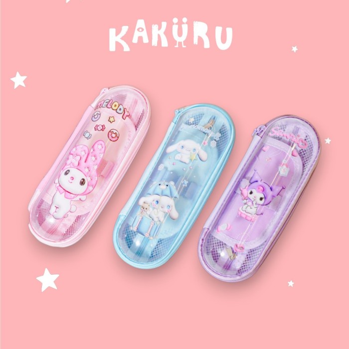 

LIMITED EDITION Kakuru Kotak Pensil Sanrio Hardcase - Alat Tulis/ Perlengkapan Sekolah