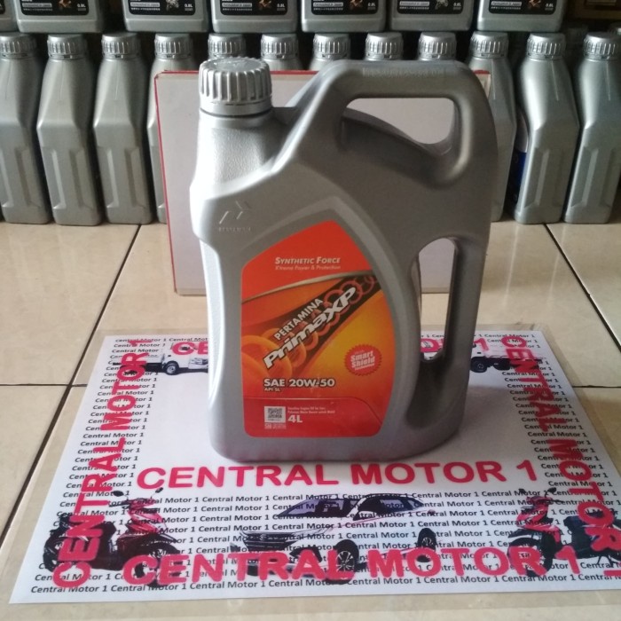 Oil Mesin 20W50 Prima Xp 4Lt Asli %