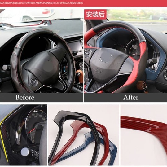Carbon Fiber Panel Cover Speedometer For Honda Hr-V Hrv 2014 - 2017